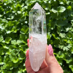Polished Clear Quartz Crystal Point
