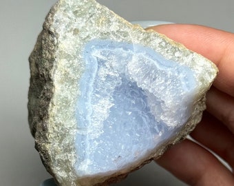 Druzy Raw Blue Lace Agat