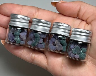 Bi-Color Grape Agate Vial