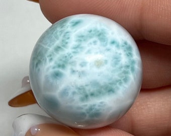 15.7g Larimar Sphere from the Dominican Republic