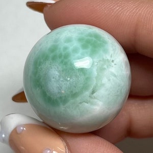 17.6g Larimar Sphere from the Dominican Republic