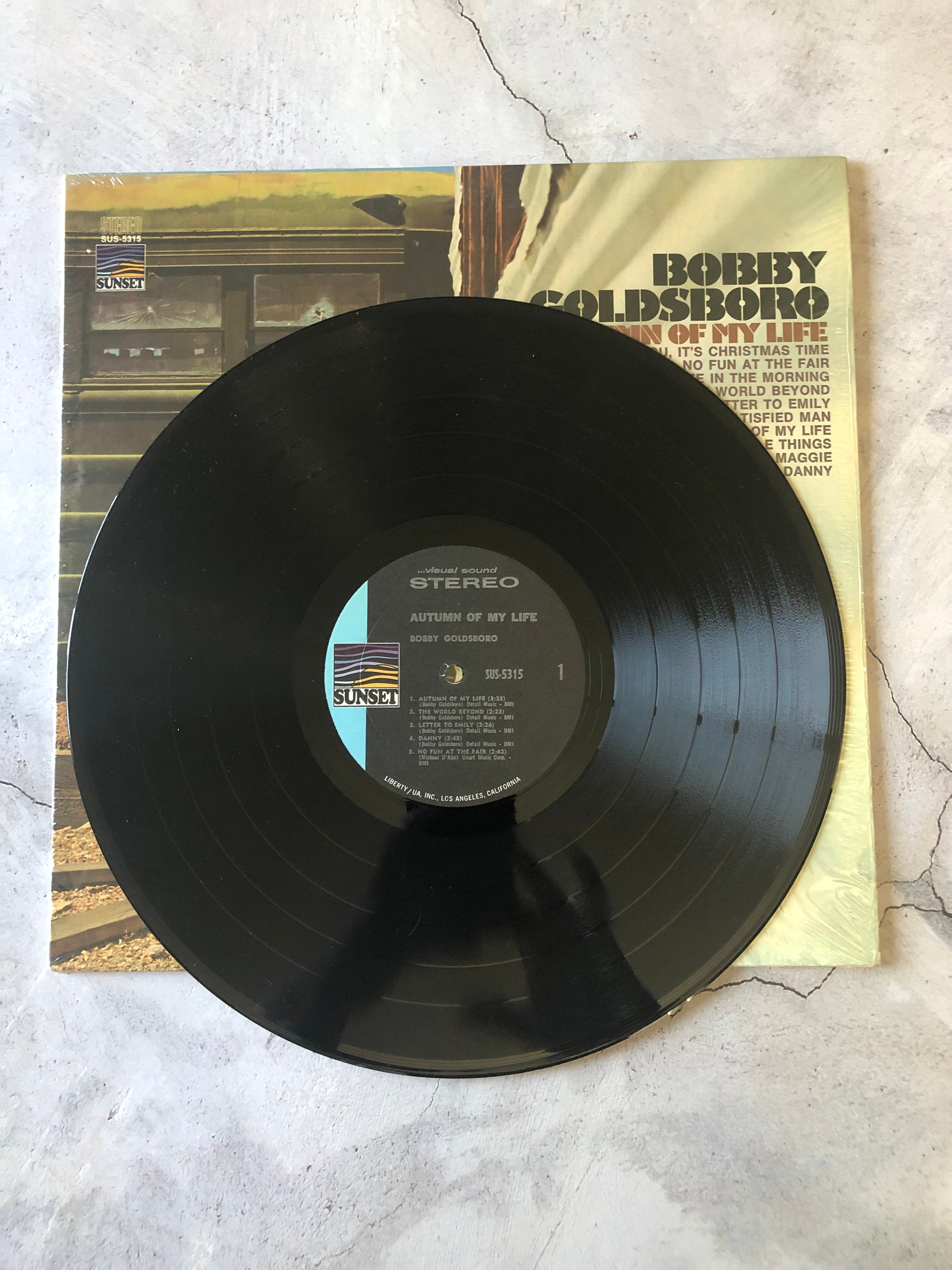 Sunset Records Bobby Goldsboro Autumn Of My Life SUS-5315 LP | Etsy