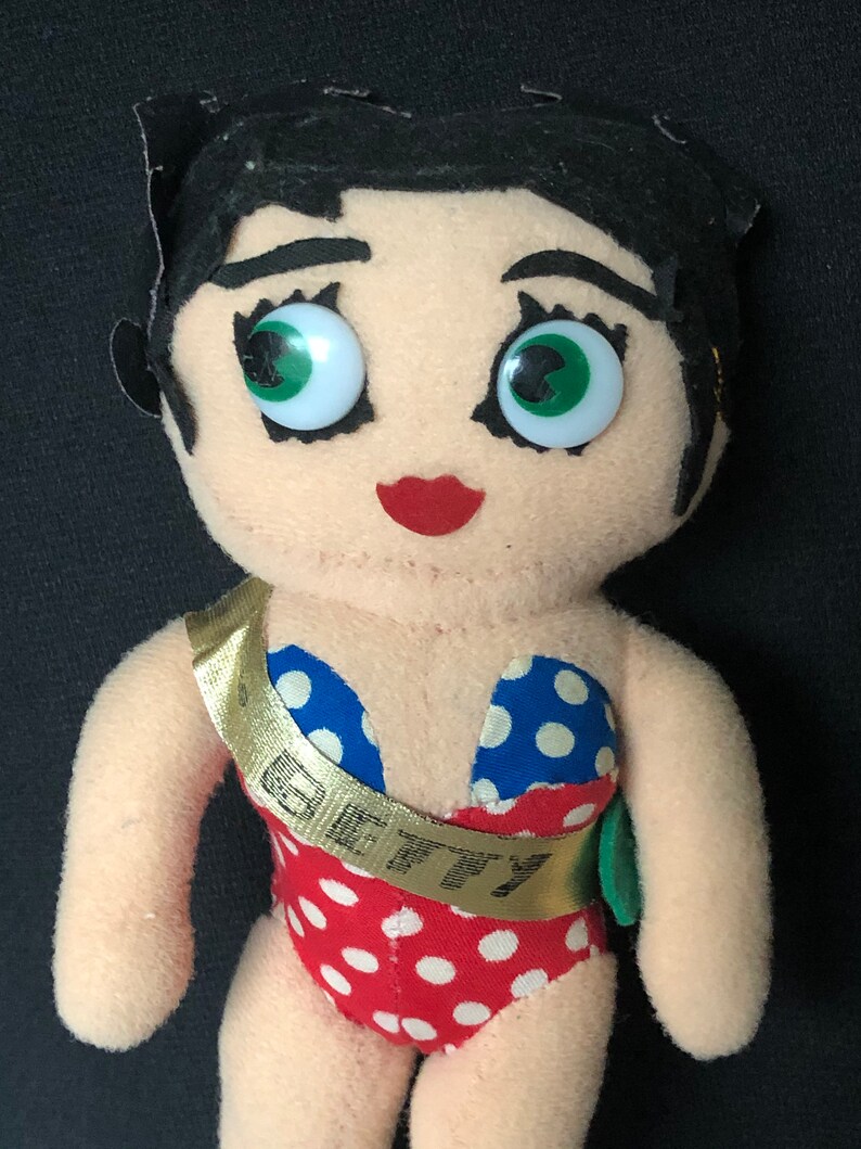 Vintage 1988 Betty Boop Plush Toy Doll by Ace Novelty Co. Etsy