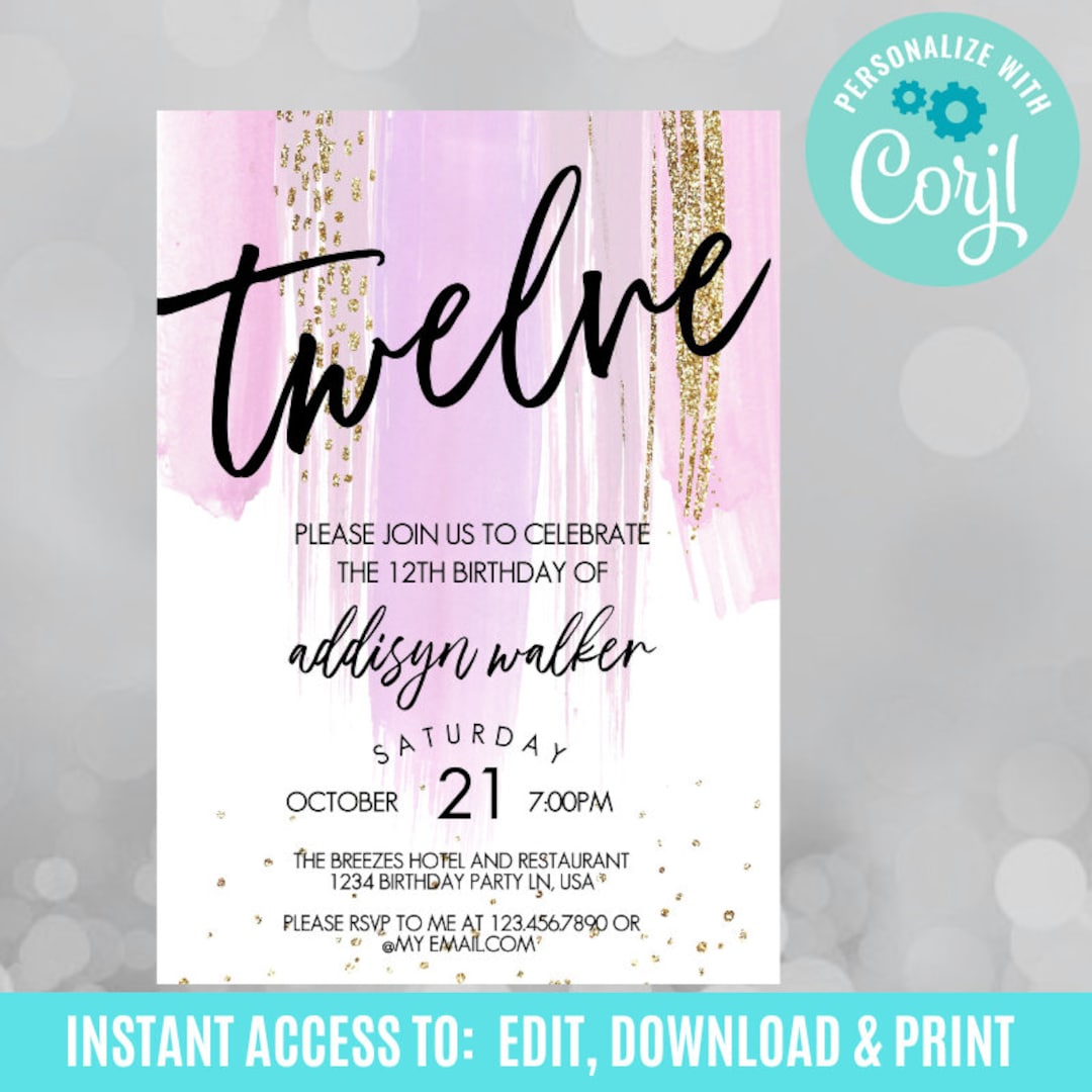 Invitaciones Cumpleaños Niña 30 Tarjetas De Invitación De Cumpleaños  Infantiles (diseño Cartoon) Invitaciones Para Fiestas Infantiles  Invitaciones Cumpleaños Infantil, image size:1080x1080