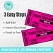 Event Ticket Printables, Editable Event Tickets, Event Ticket Template ...