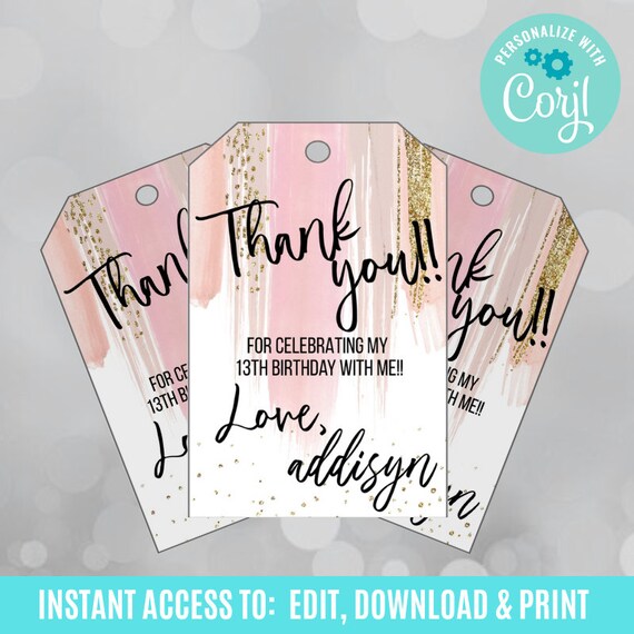 13th Birthday Invitation Girl Thirteenth Birthday Invitation - Etsy