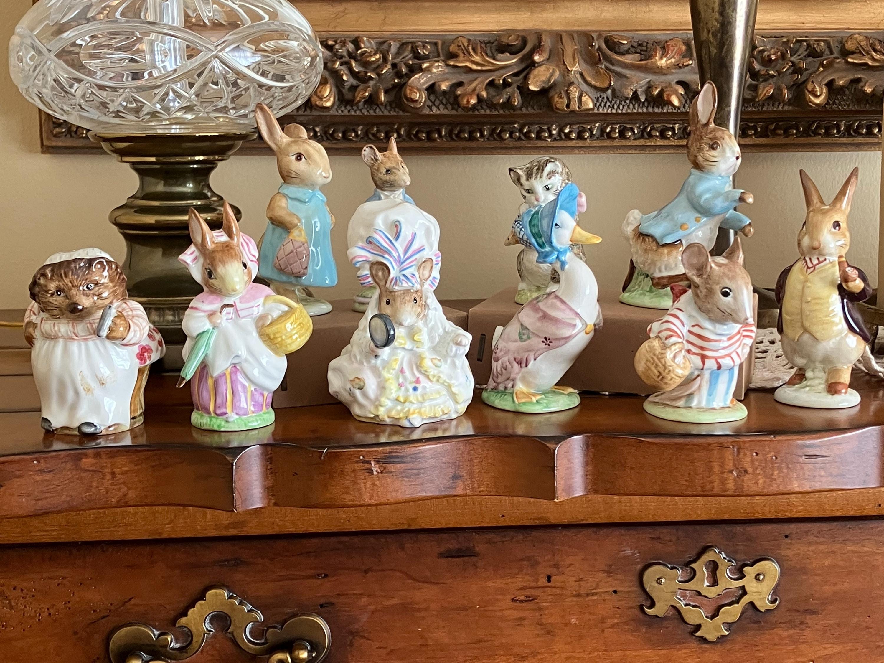 Beatrix Potter Peter Rabbit Figurines - Etsy