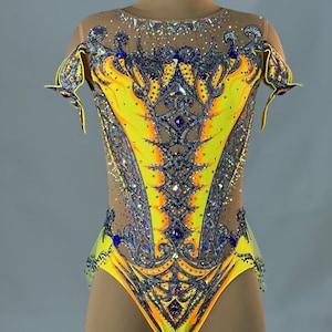 For custom. Rhythmic Gymnastics Leotard for Competition | Ice Figure Skating Dress, Acrobatic Gymnastics Costume