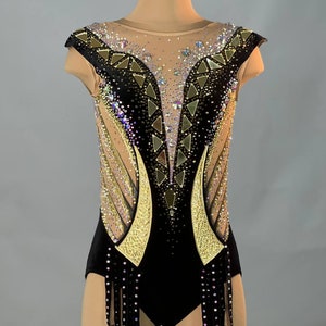 Für den Sondergebrauch. Turnanzug für Rhythmische Sportgymnastik für Wettkämpfe | Eiskunstlaufkleid, Akrobatik-Gymnastikkostüm