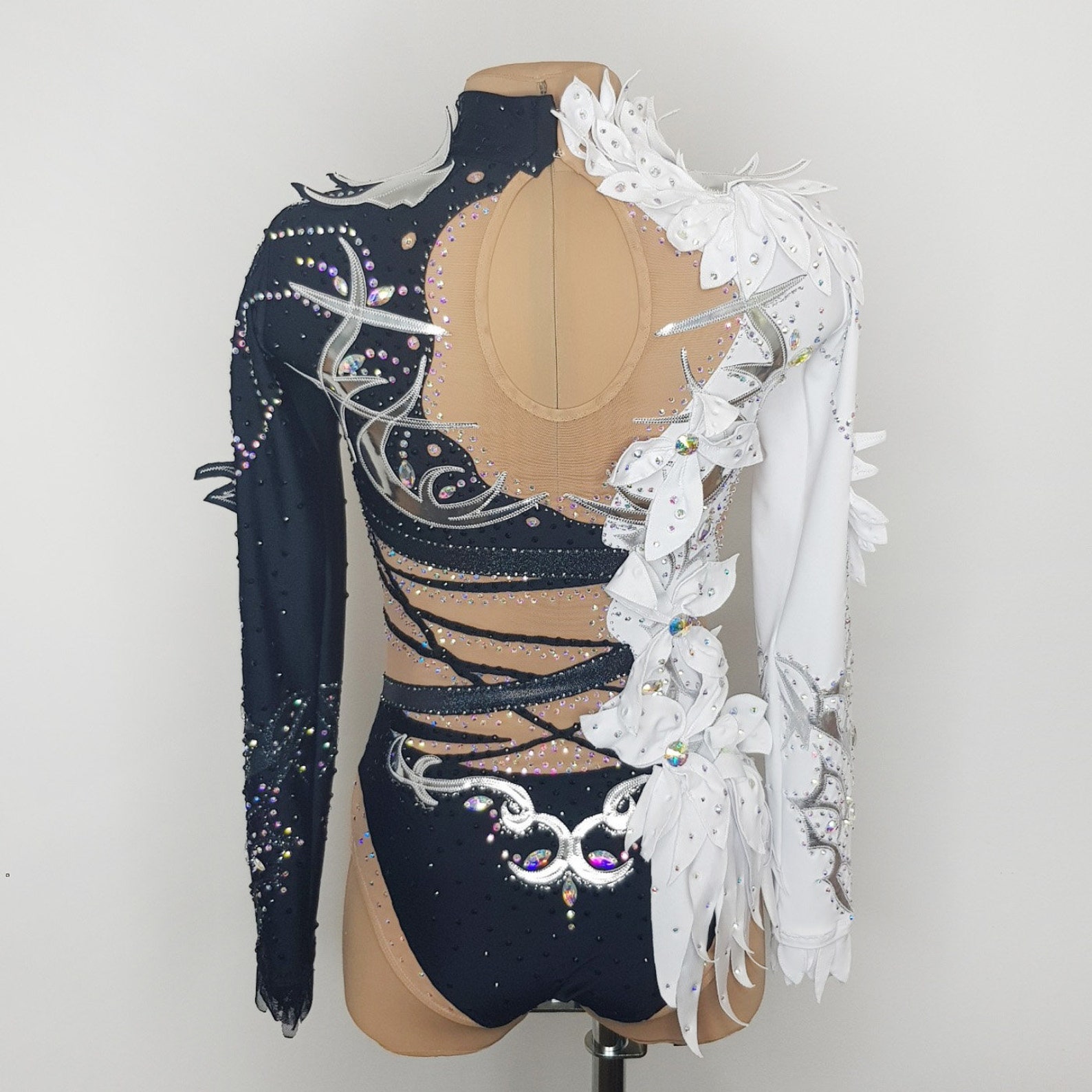Custom Inked Vneck Tank Leotard Gymnastics - Lycra