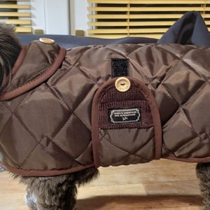 Hand made waterproof quilted coat