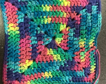 Dish cloth, hand crocheted dish cloth