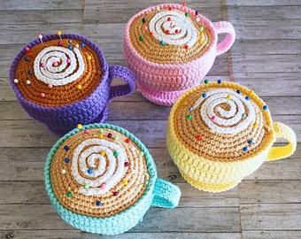 Crocheted Teacup Pincushion