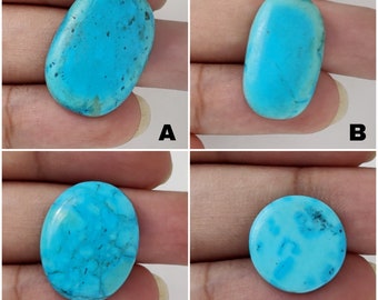 Cabochons Howlite Bleu / Pierres Précieuses Uniques en Vrac / Pièces Uniques disponibles / Vente de Liquidation / Belles Pierres Précieuses En Vrac pour Pendentif, bague