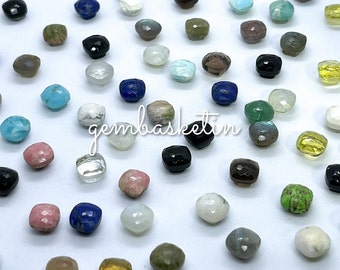 Mix Lot pompom Cushion Shape Gemstone / 10 MM Size / Mushroom Cut / Bottle Cork Shape Gemstone / Unique Gemstone For Ring