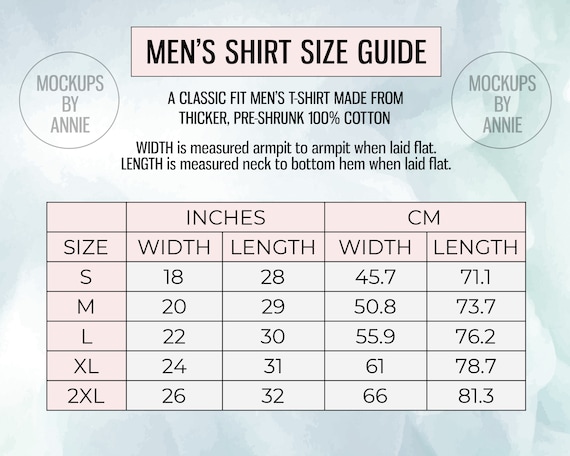 squat ovn Etablering Gildan 2000 Men's Classic T-shirt S 2XL Size Chart - Etsy Norway