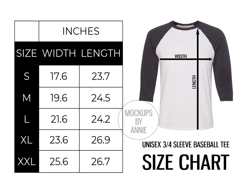Canvas C3200 Maglietta Unisex Con Maniche 3/4 - Bianco/Grigio Scuro, Taglia XXL, 100% Cotone - 6
