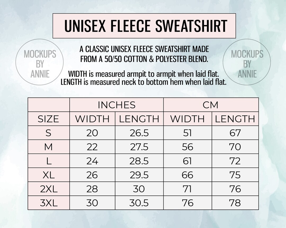 Hanes P160 Unisex Fleece Sweatshirt S 3XL Size Chart Long Sleeve