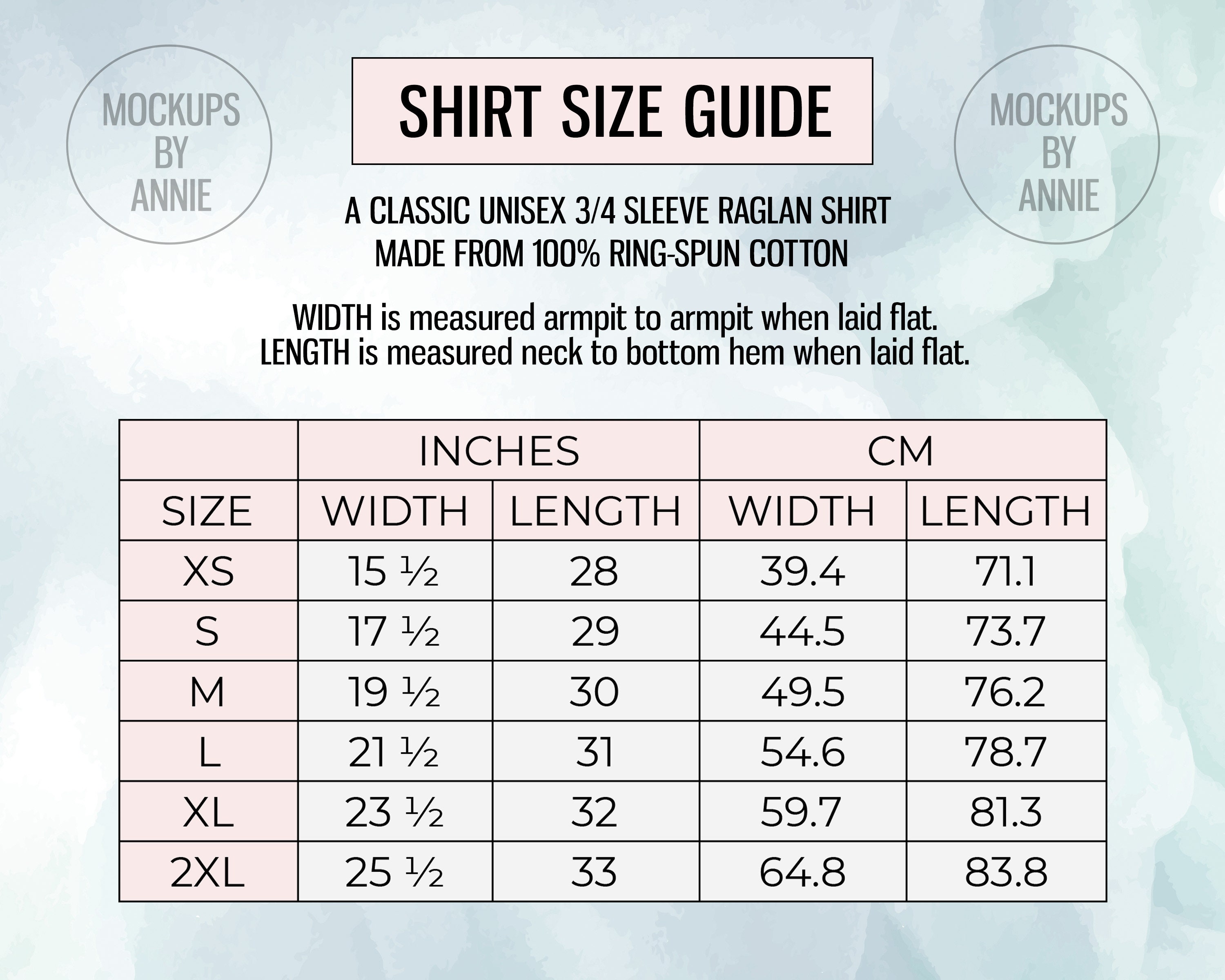 Tops Size Chart | tunersread.com