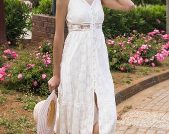Greek style dress, greek goddess, boho dress, women dress, white dress, lace summer dress