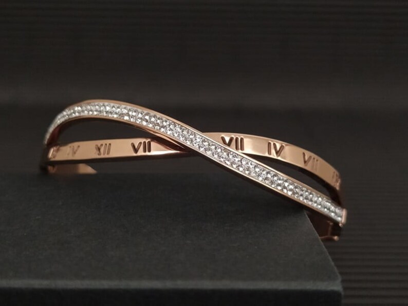 Women/'s bracelet gloves steel bracelet with rhinestones special gift for women