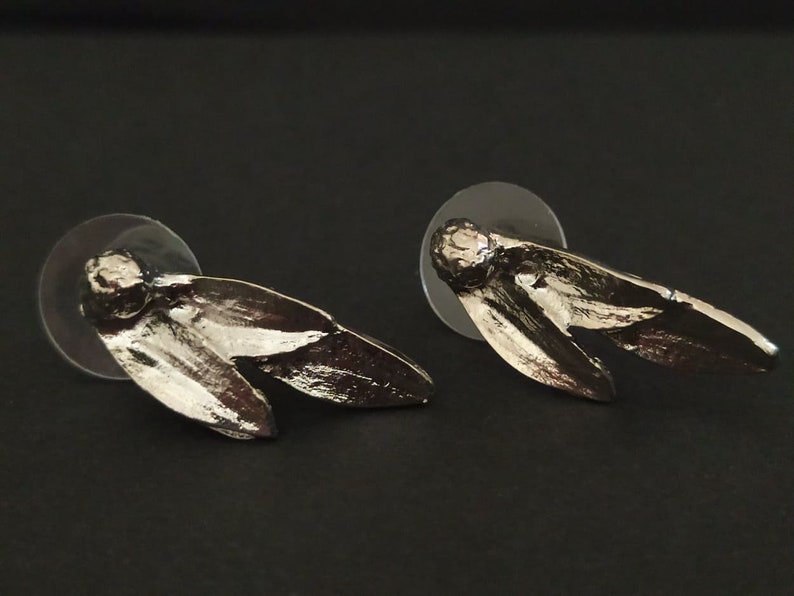 olive leaf earrings ancient greek art earrings for women/'sbrass earrings