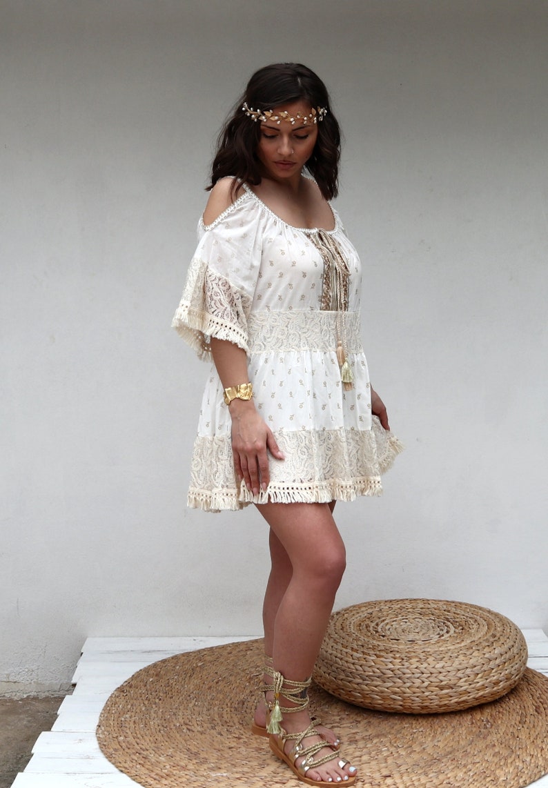 Greek Style Dress Greek Goddess Wide Boho Dress Women's Etsy