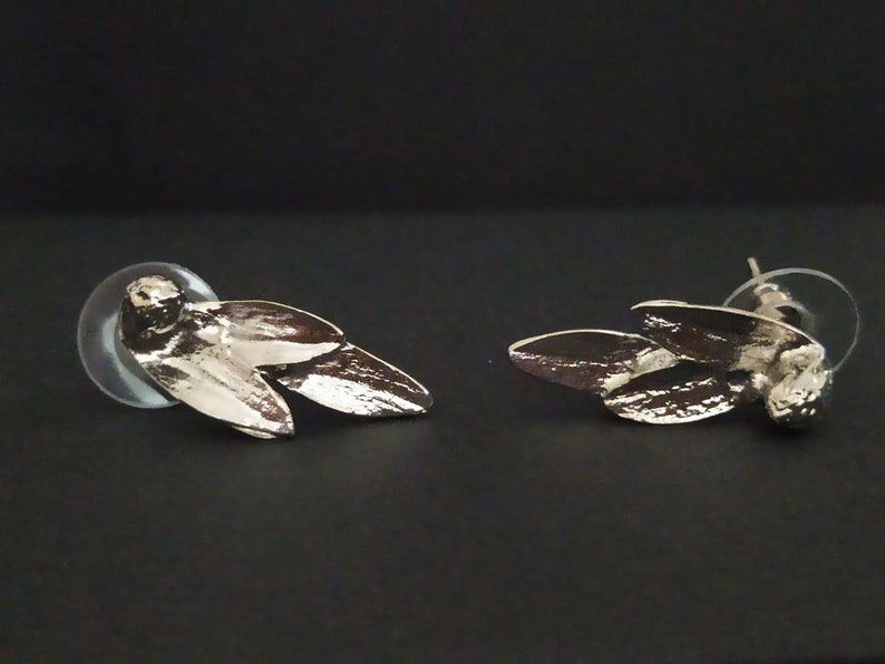 olive leaf earrings ancient greek art earrings for women/'sbrass earrings