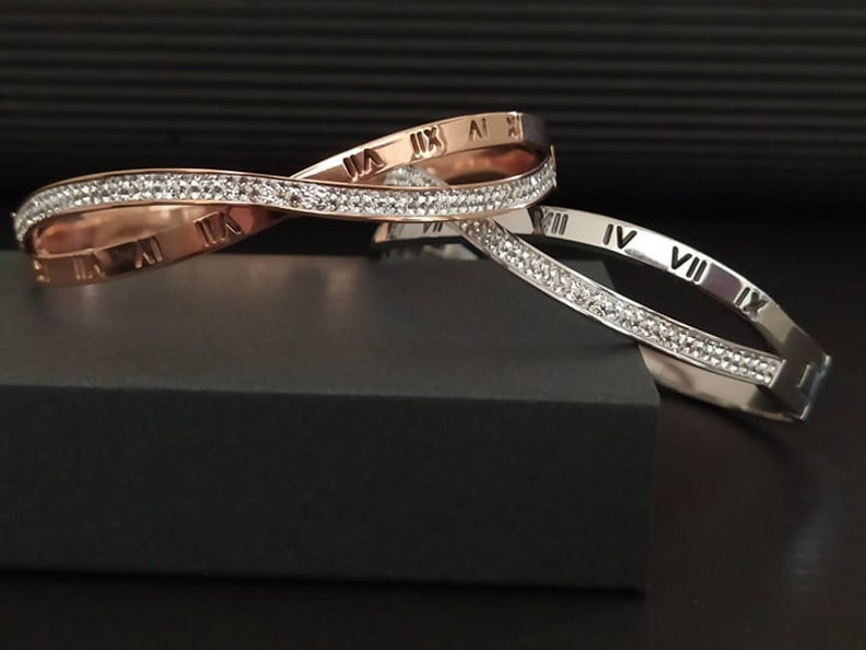 Women/'s bracelet gloves steel bracelet with rhinestones special gift for women