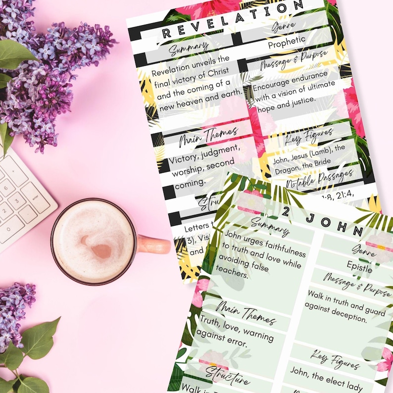 Entire Bible Study Guide Printable | Hyperlinked Study Sheets for Each ...