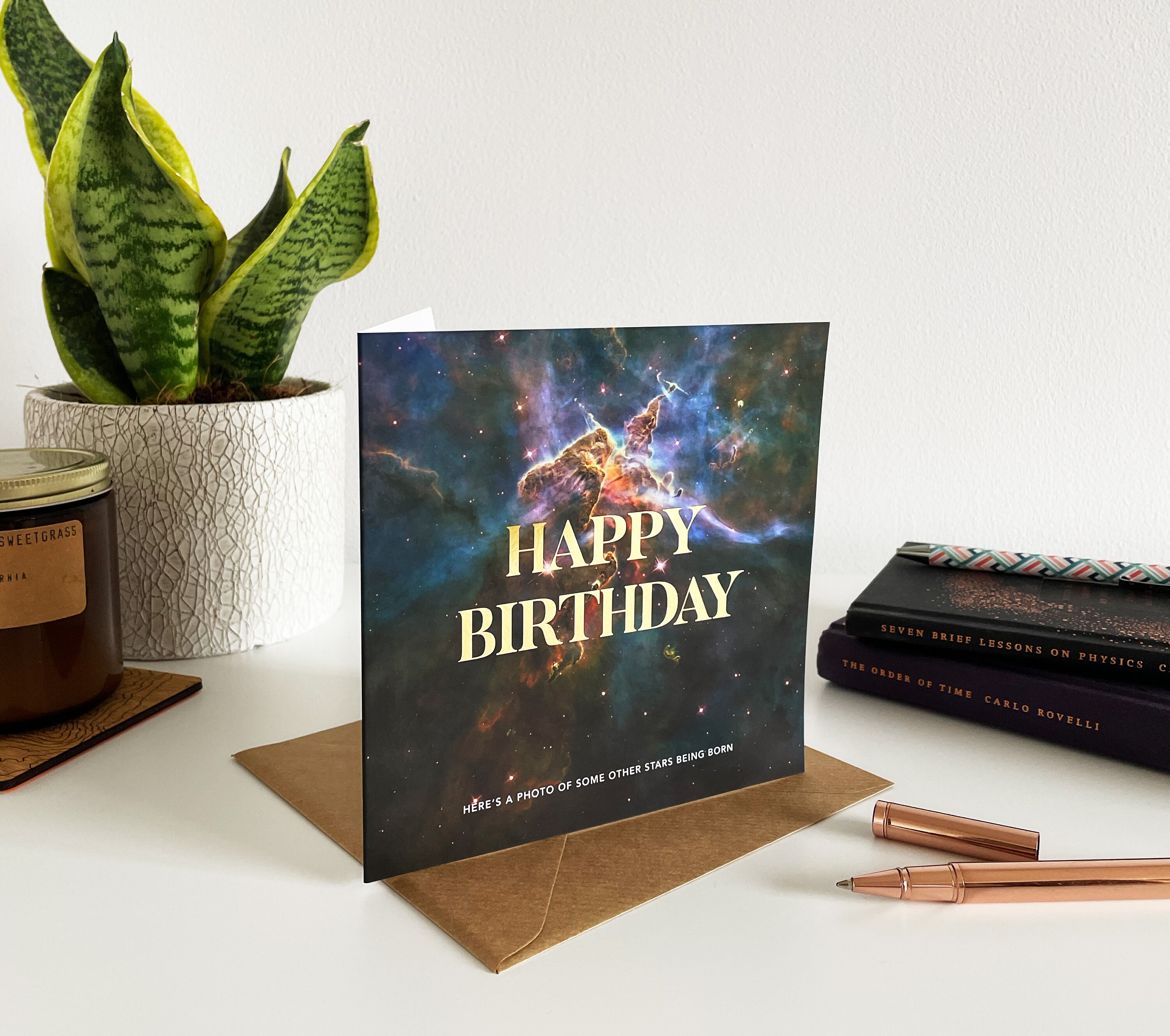 Happy Birthday photo of stars being born courtesy of NASA | Etsy