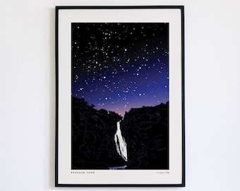 Rhaeadr Fawr / Aber Falls, poster - unframed