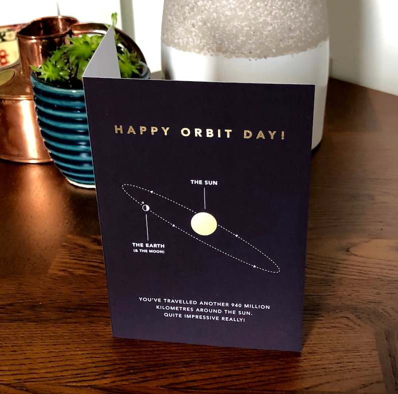 Happy Orbit birth Day Card A6 image 6