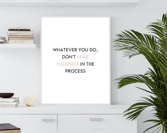 Lose Yourself Poster Etsy