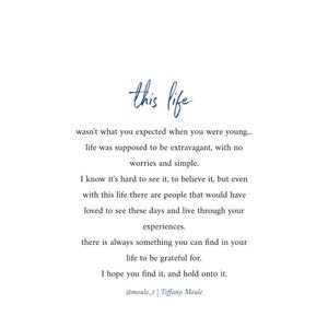 This Life Quote by Tiffany Moule image 2