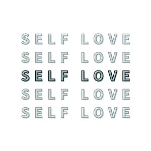 SELF LOVE wall print Self love wall decor image 2