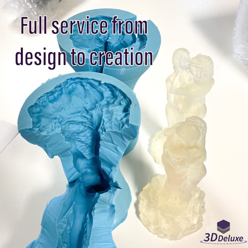 Custom Silicone Mold (Full-Service) | Personalized Mold | Chocolate Mold | Resin Casting | Rubber Mold image 3