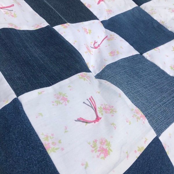 Denim Quilt Etsy