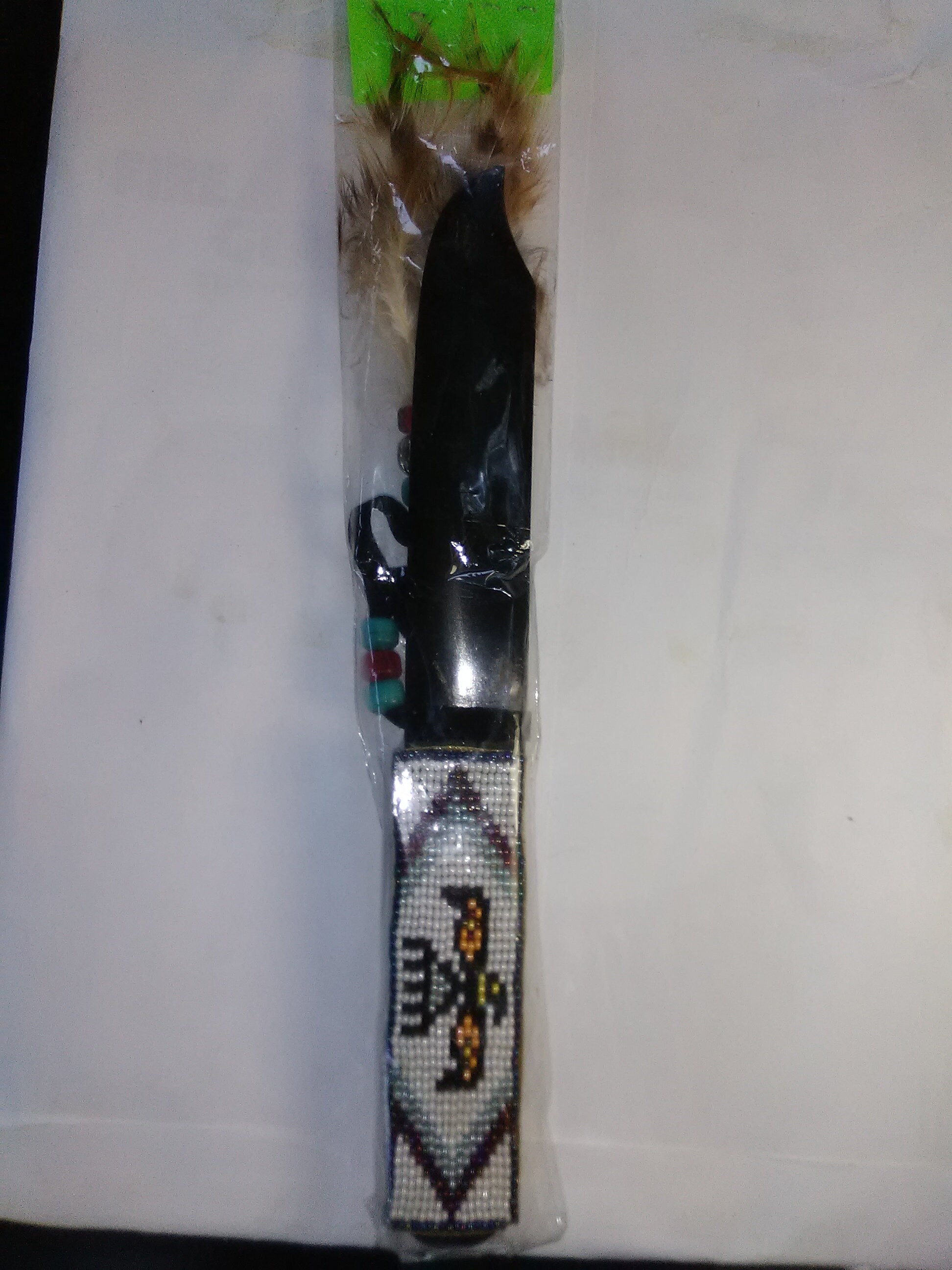 Handcrafted Buffalo Horn Belt Adjustable Beaded Carved Panels Boho Tribal Artisa Handmade In the USA ! Cactus Mountain Buffalo Horn Western  main image 3