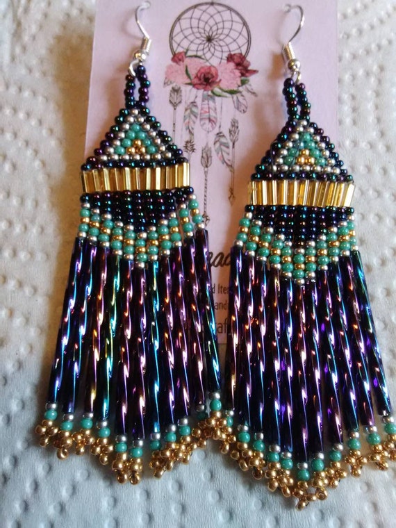 Bugle beads, Little spirit beads.