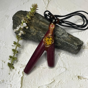 Kuripe Necklace Palo Rosa