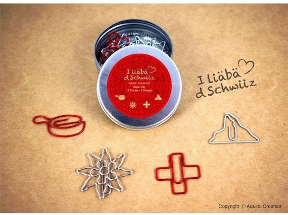 The Shape of Swiss - Mix (edelweiss, Cross, Matterhorn, Fondue
