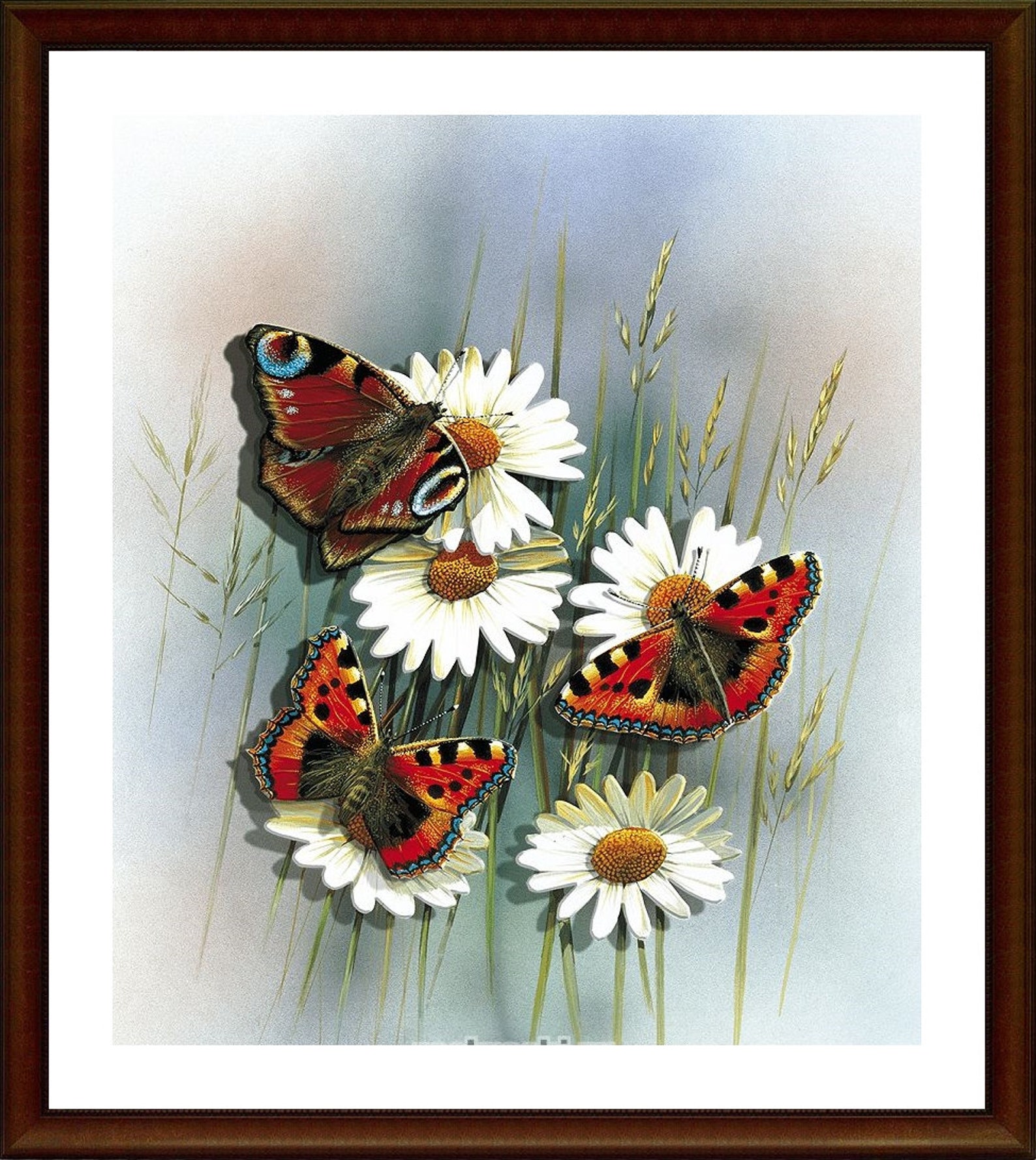 Butterflies Paper Tole 3d Kit 3D Paper Decoupage Kit Summer Etsy