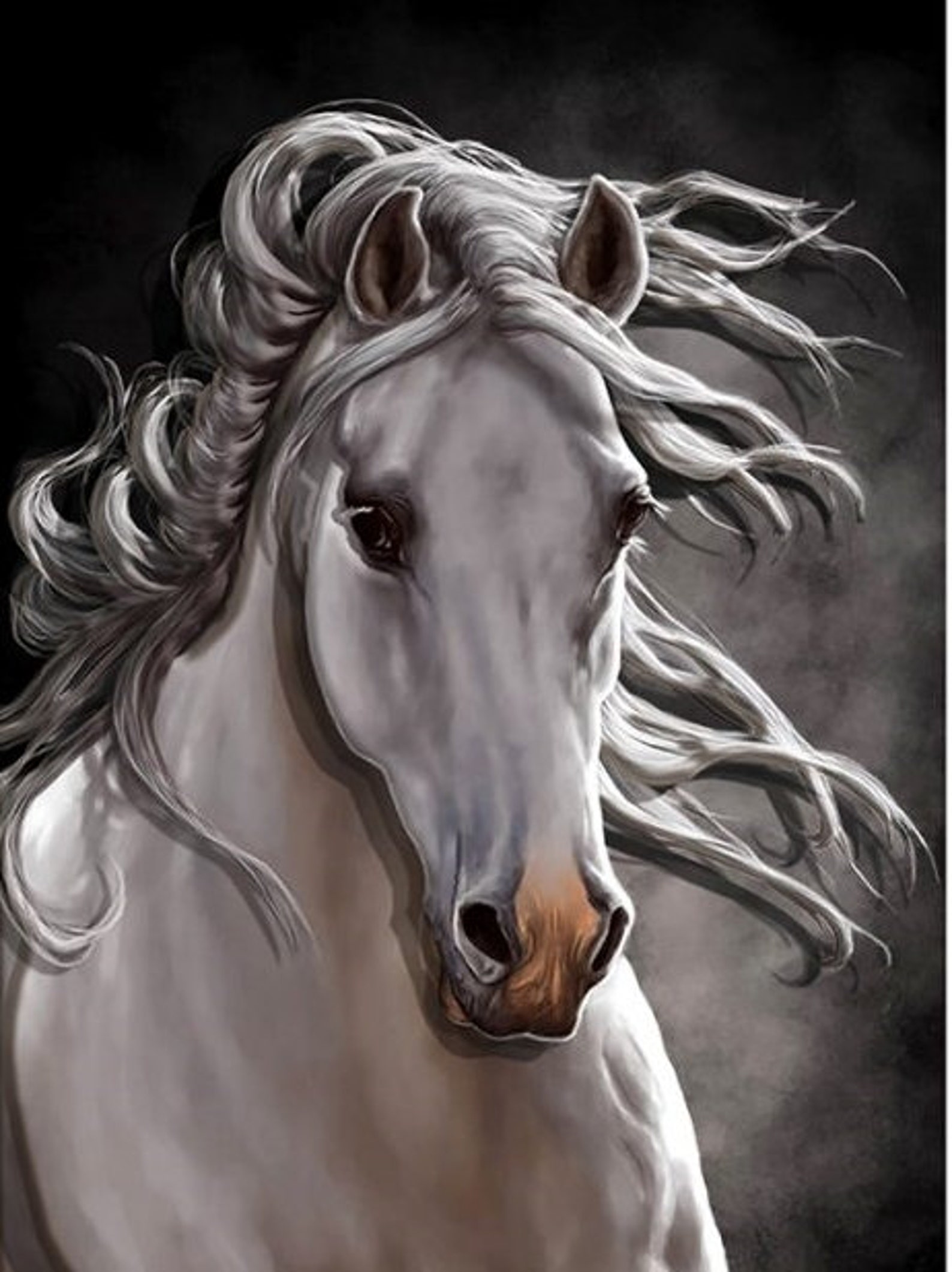 Horse paper tole 3d kit 3D paper decoupage kit 3D Paper Etsy