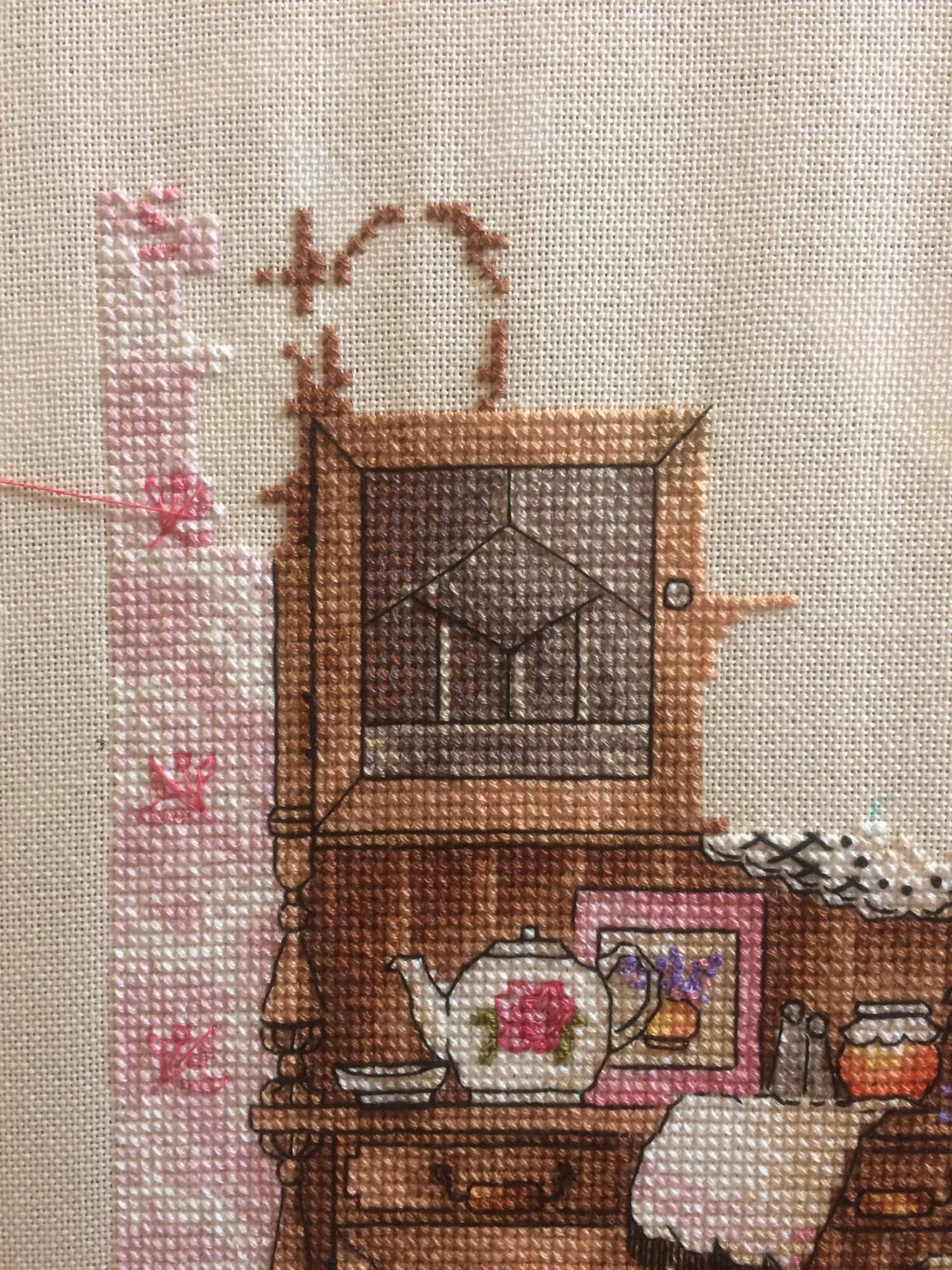 Old Buffet Cross Stitch kit Kitchen cross stitch cupboard Etsy