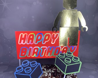 Lego® Cake Topper Etsy