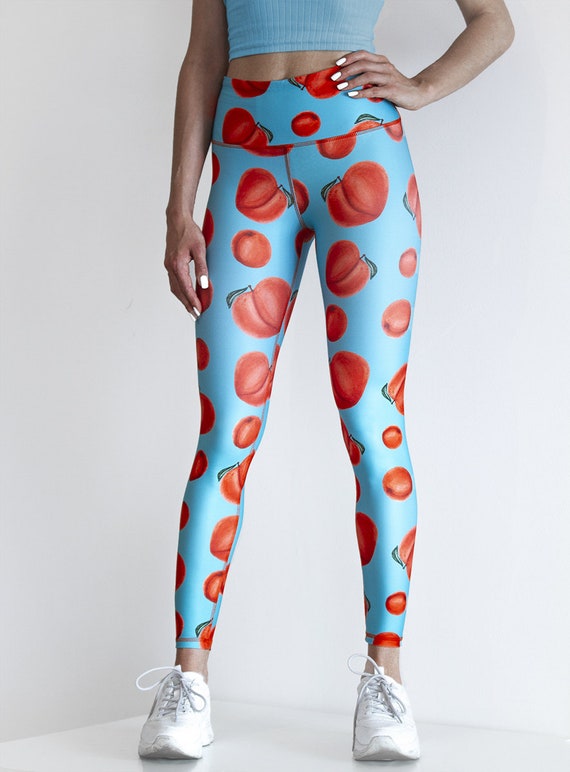 peach yoga pants