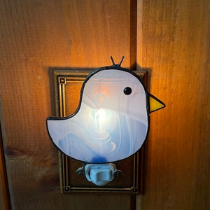Blue bird night light