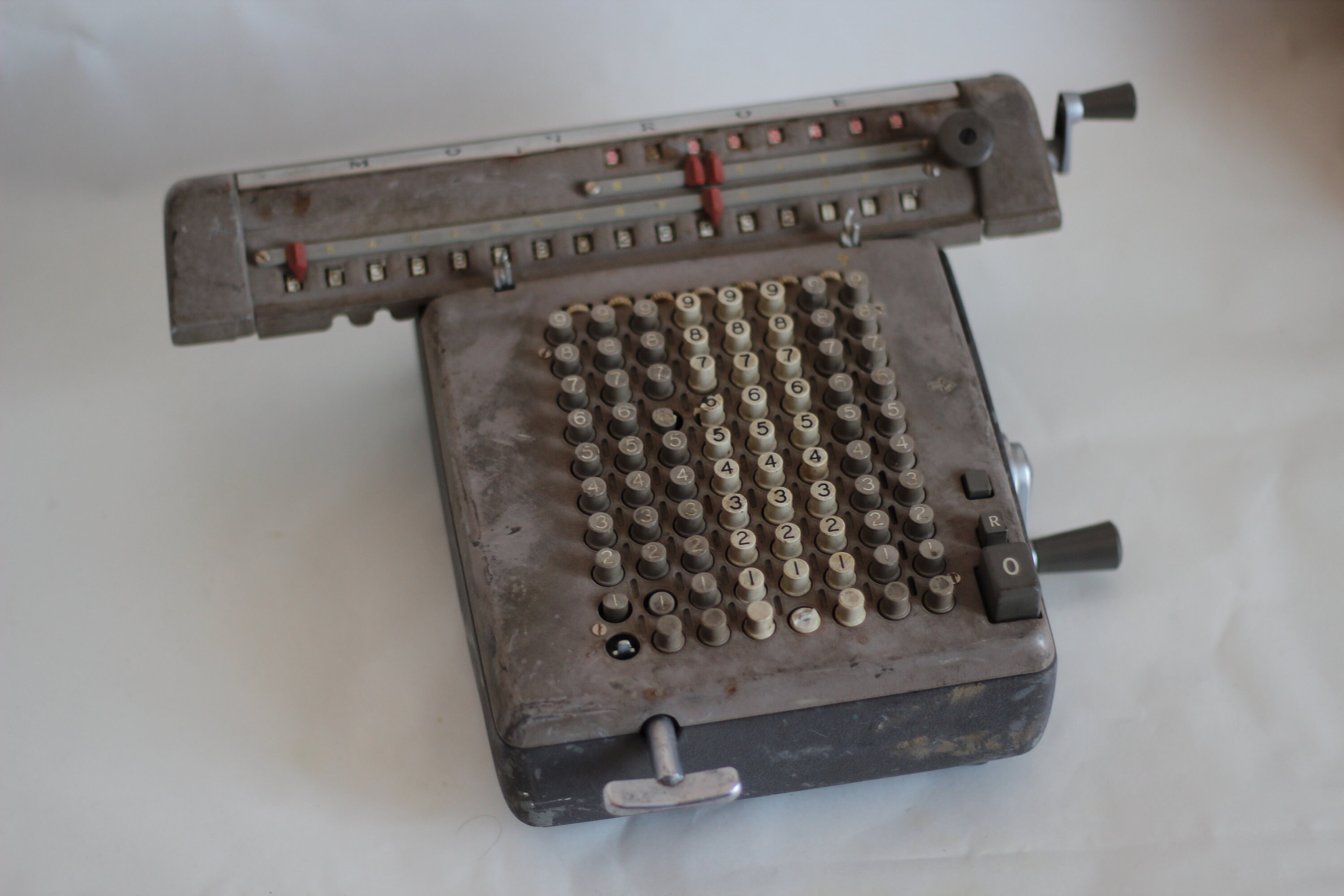 Antique Vintage Monroe Mechanical Adding Calculator LN Etsy