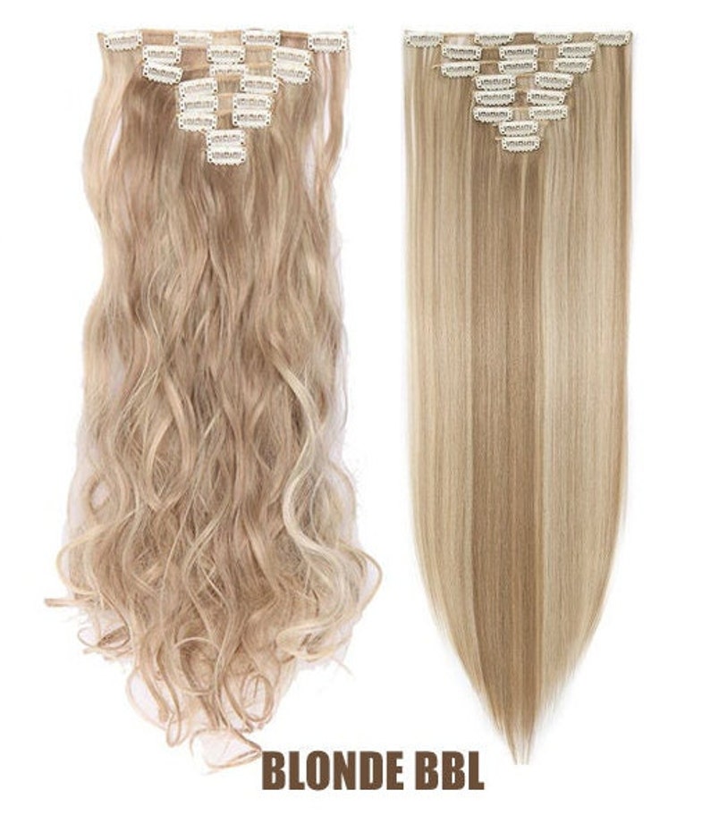 White Hair Extensions Ice Blonde Highlights Snow Nordic White - Etsy